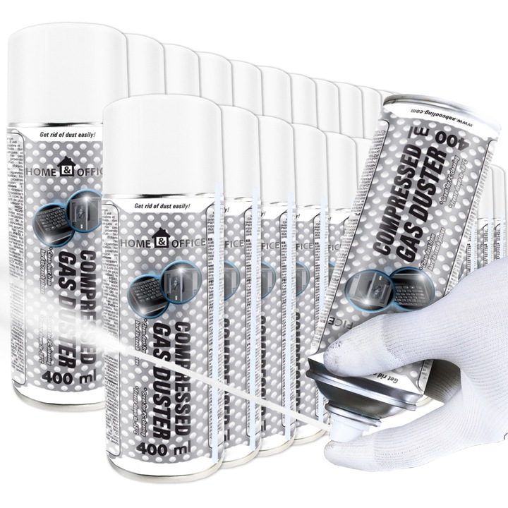 Spray racire AABCOOLING 24x400ml, -50°C, curatare si dezghetare, transparent, set de 24 bucati