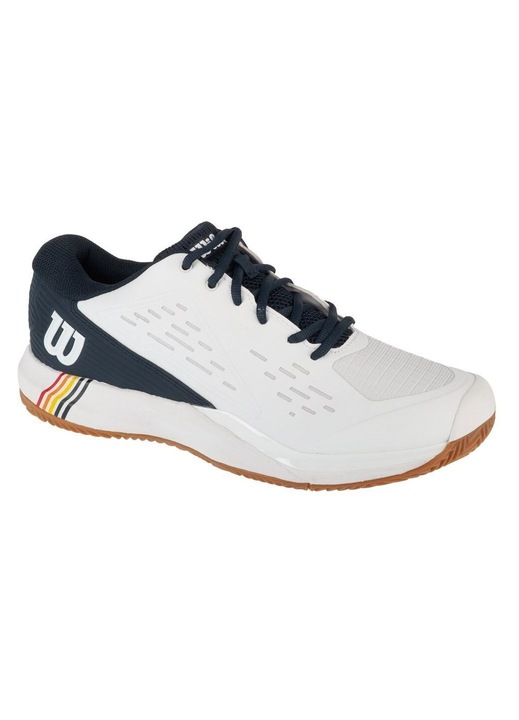 Pantofi sport barbati Wilson Rush Pro Ace, sintetic, Alb/Bleumarin