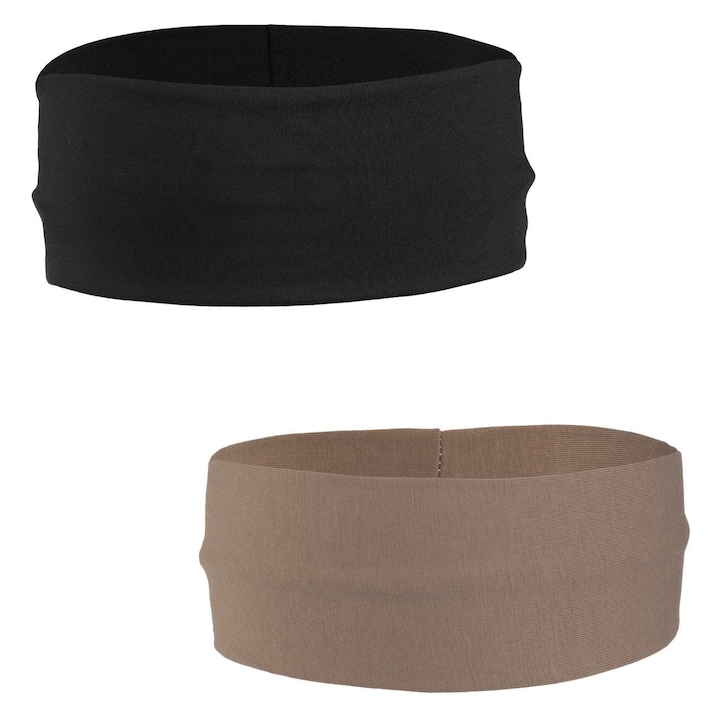 Set 2 bentite de par negru/maro