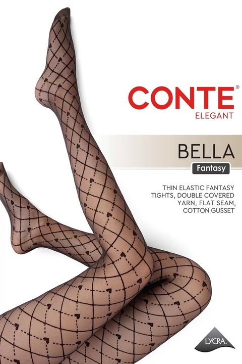 Dresuri cu model geometric si inimioare, Conte Fantasy Bella