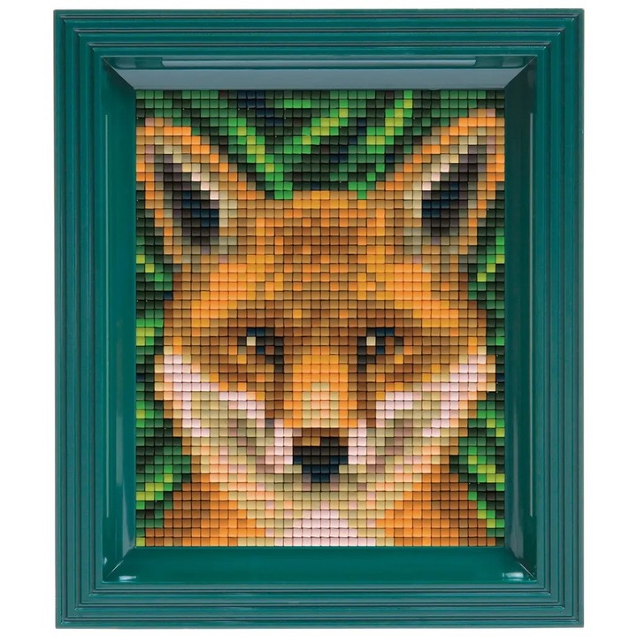 Set PixelHobby Premium – Vulpe, 40 x 50 pixeli, Multicolor | Kit mozaic pentru copii si adulti