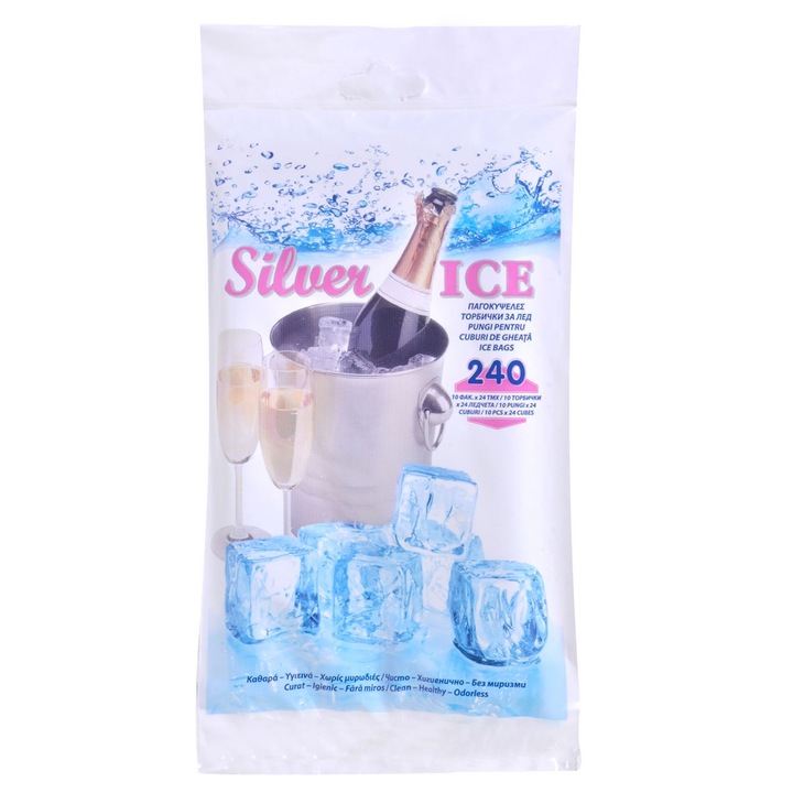 Pungi pentru cuburi gheata - 10buc