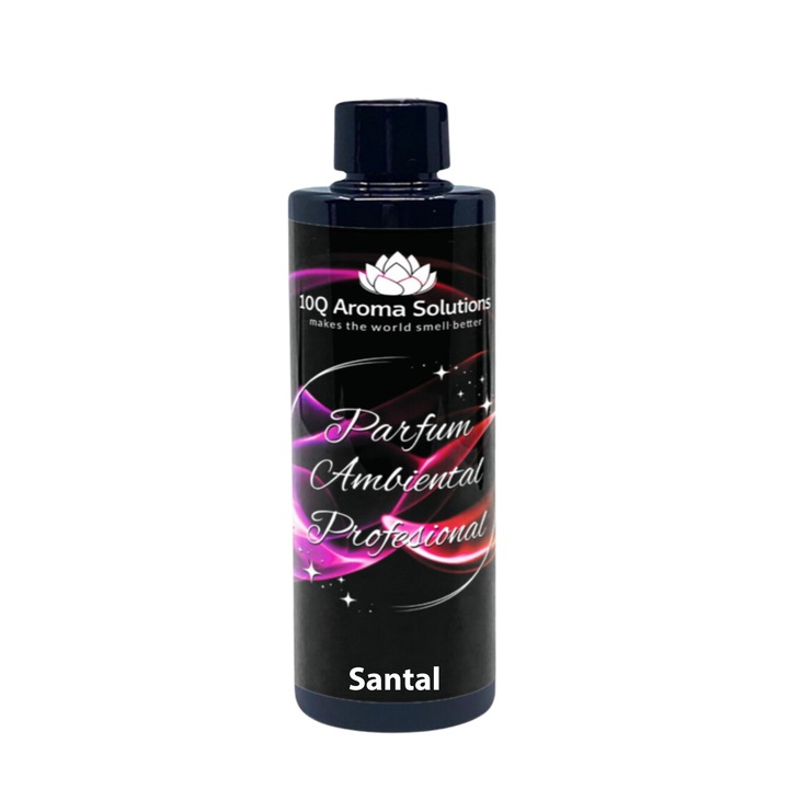Esenta Premium 10QAroma, 250 ml, aroma Santal, pentru aparate / dispozitive / sisteme de parfumare prin atomizare / nebulizare