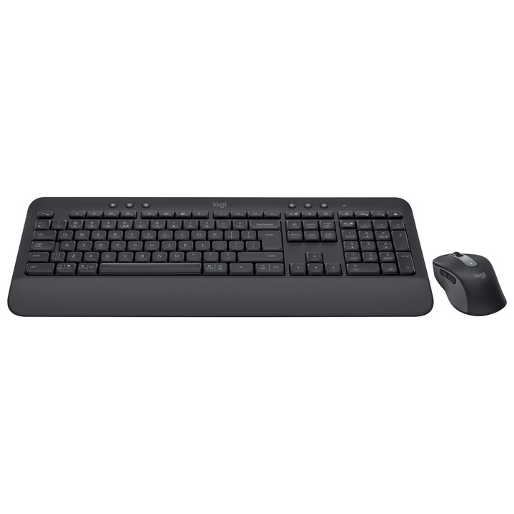 Logitech billentyűzet, teljes, Bluetooth, grafit, egérrel