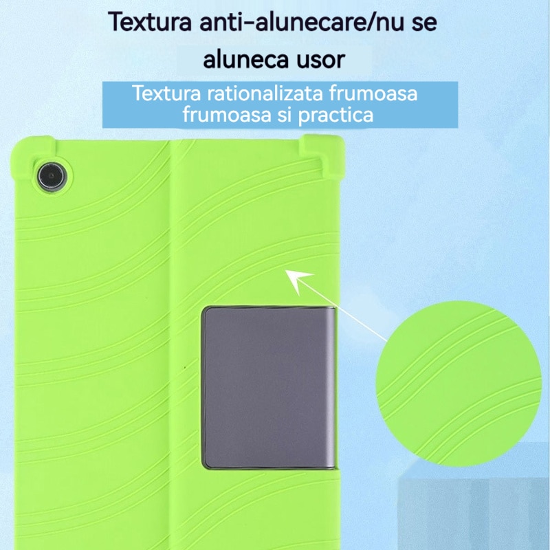 Husa pentru Lenovo Tab Plus 11.5 inch，Husa de protectie pentru tableta, Fudisenn®, Pentru Lenovo Tab Plus 2024, silicon, curcubeu, suport reglabil, protectie completa