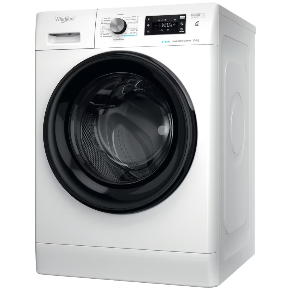 Masina de spalat rufe Whirlpool FFB 10489 BV EE, 6th Sense, FreshCare+, Steam refresh, 10 kg, 1400 rpm, Clasa A, Alba