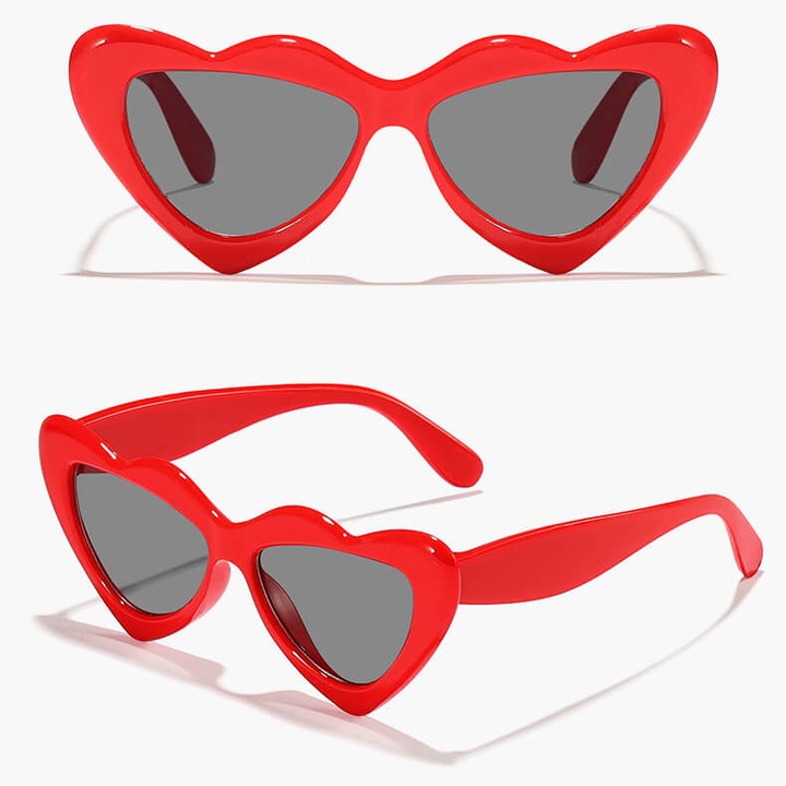 Ochelari de soare pentru fete Heart Stylion STKD-09A rosii