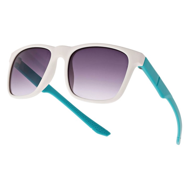 Ochelari de soare pentru copii Stylion STKD-08B alb/turcoaz