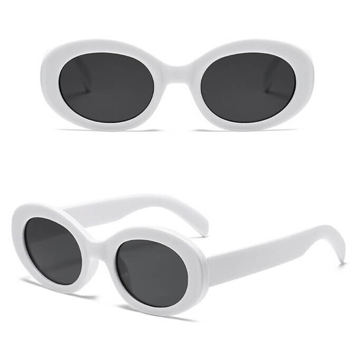 Ochelari de soare fete ovale Stylion STKD-02C alb