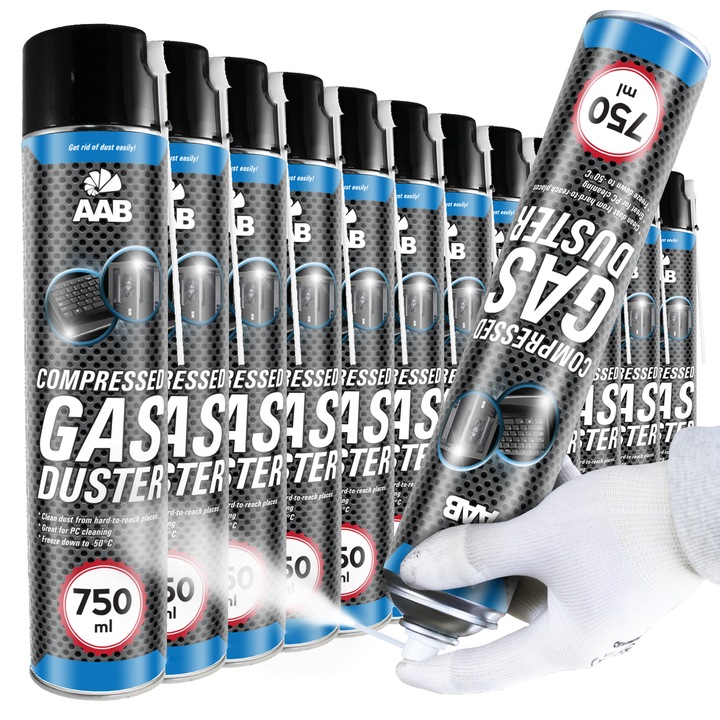 Spray de racire, 12x AABCOOLING, 750ml, -50C, pentru metal, curatare, set