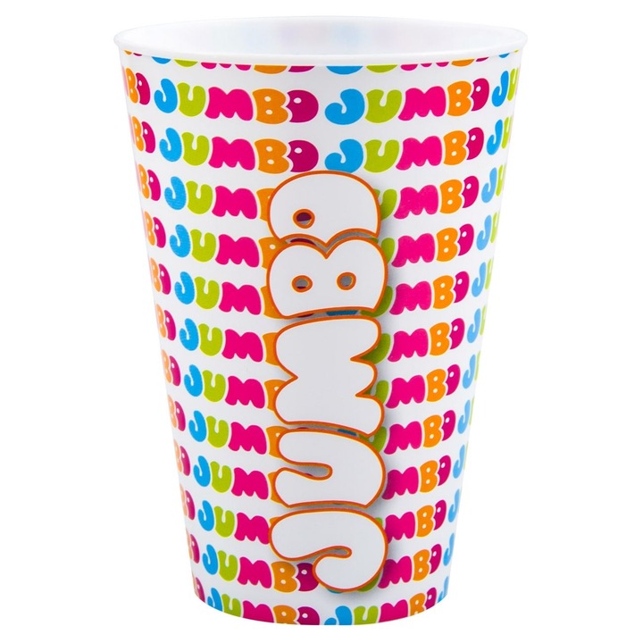 JUMBO műanyag pohár 400ml