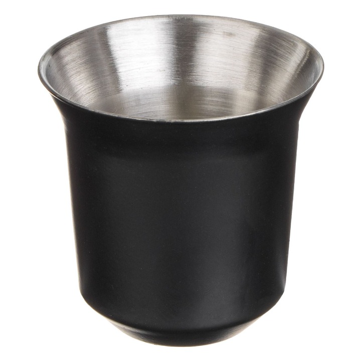 OEM Black Metallic Espresso Cup, 70ml