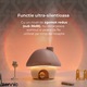 Umidificator de aer 3 in 1 Ultrasonic Zennic® Mushroom Pentru Camera Celui Mic, Proiector Lumini tip Sunset lamp, cu Lampa de Veghe, Design Atractiv