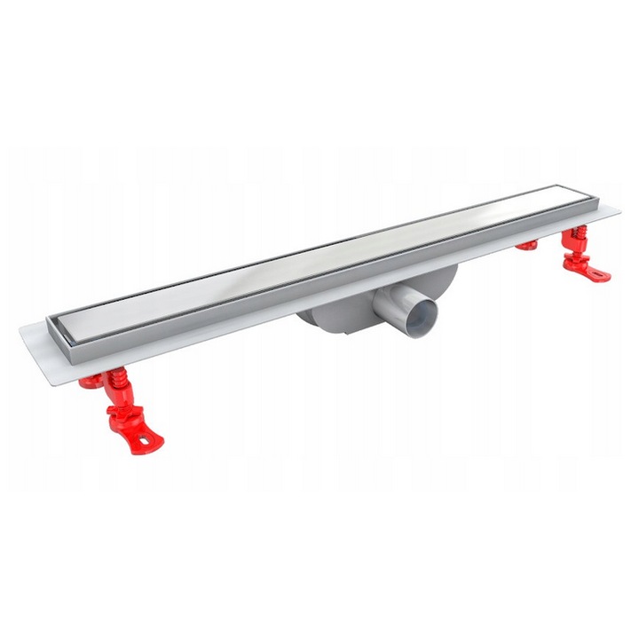 Tycner Rigola dus, otel inoxidabil, PVC, 400 mm, 2 in 1, faiantabila, crom