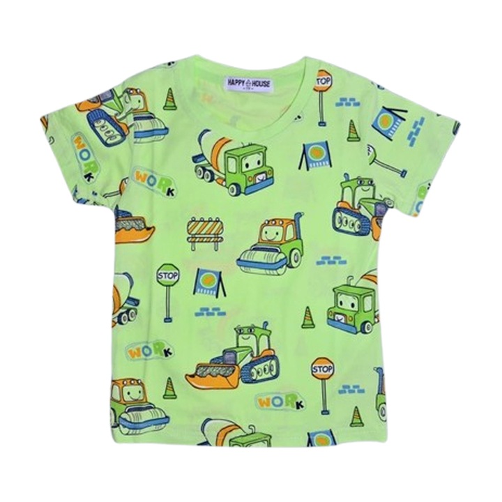 Rövid ujjú póló fiúknak, Happy House QQ-718V, zöld 117453