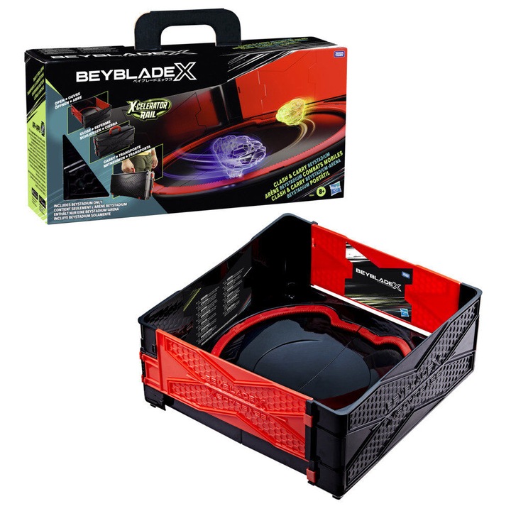 Beyblade X Combat Battle Arena, Hasbro, преносима, за възрастни 8+, комплект
