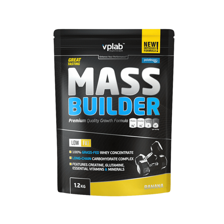 Gainer, Mass Bulder, Banana, -VPLab -1,200 кг