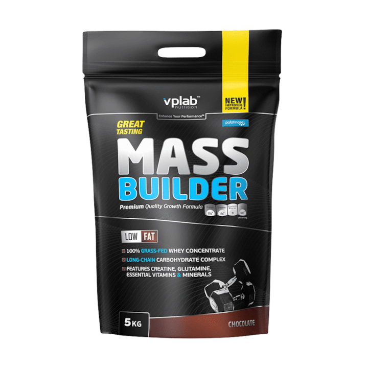 Gainer, Mass Bуulder, Chocolate, VPlab Mass -5кг