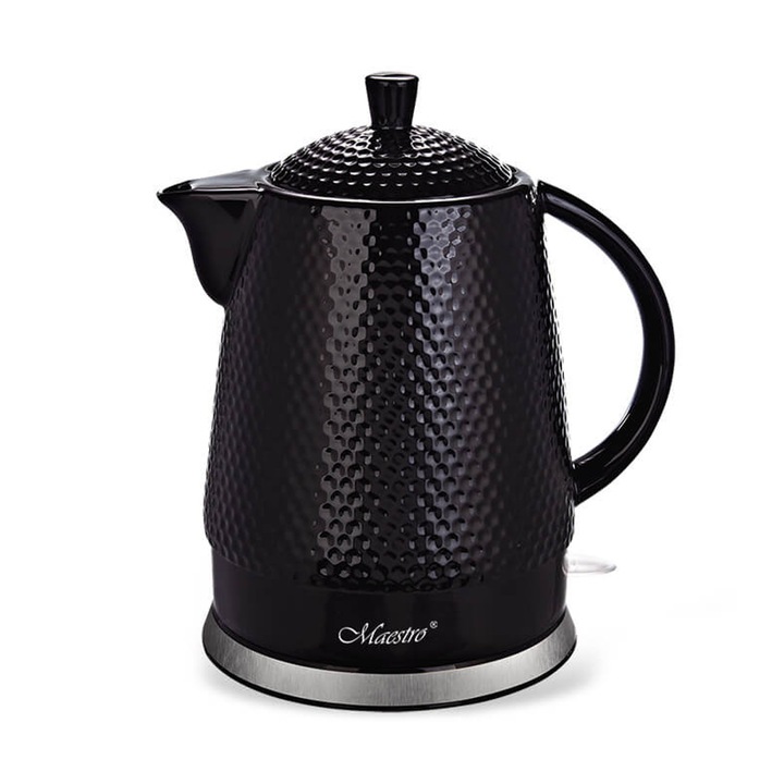 Fierbator electric Tefal Majestuo KI883D10, 2400 W, 1,5 L, oprire automata, temperatura ajustabila, baza rotativa 360°, otel inoxidabil, argintiu
