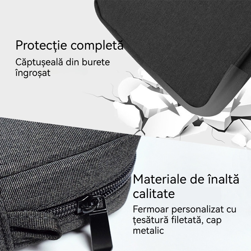 Geanta pentru tablete，Husa tableta, Fudisenn®，9-11 inch, Comaptibil cu iPad Pro M4/iPad Air M2 2024，Samsung, Lenovo, Huawei, 31x25×6cm，cu manere si curea de umar，Tesatura rezistenta la apa, cu fermoar cu filet personalizat, extractor din metal，roz