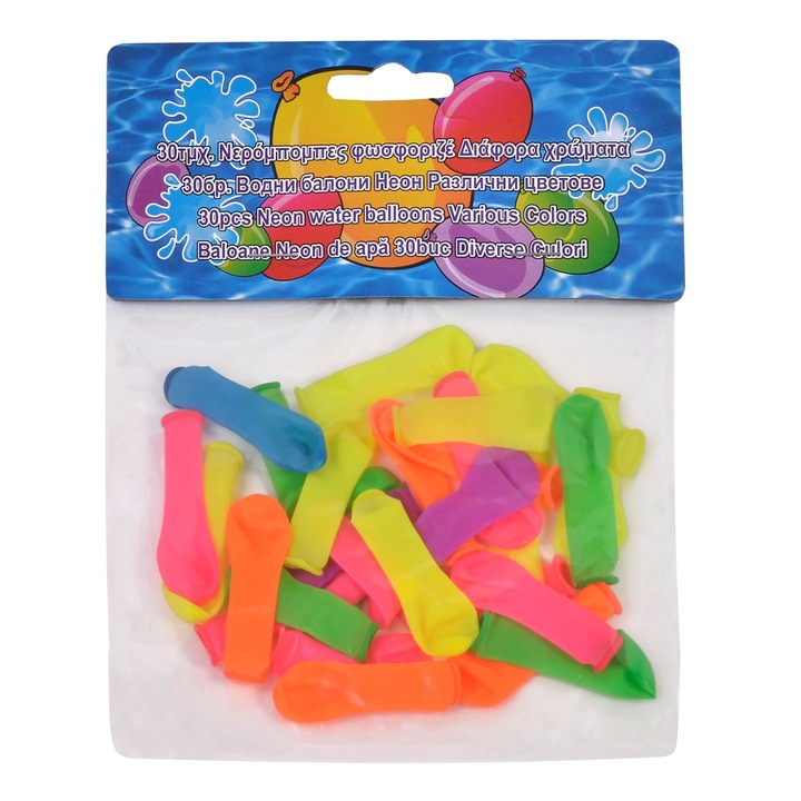 Baloane Colorate pentru Apa - 30buc