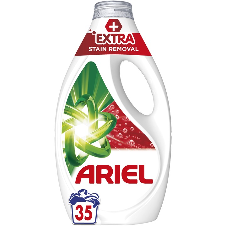 Течен перилен препарат Ariel Extra Stain Removal, 35 пранета