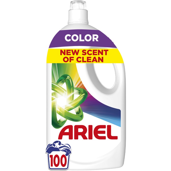 Ariel Lichid Color mosószer, 100 mosás