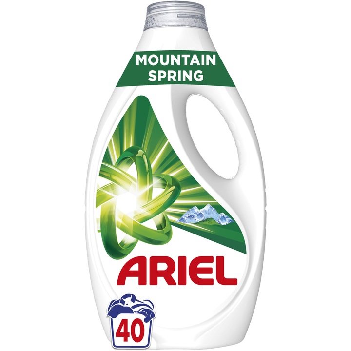 Течен перилен препарат Ariel Mountain Spring, 40 пранета