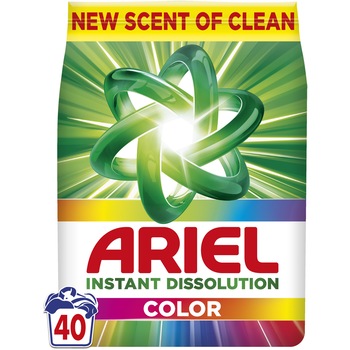Detergent De Rufe Pudra Ariel Color, 2.6 kg, 40 Spalari