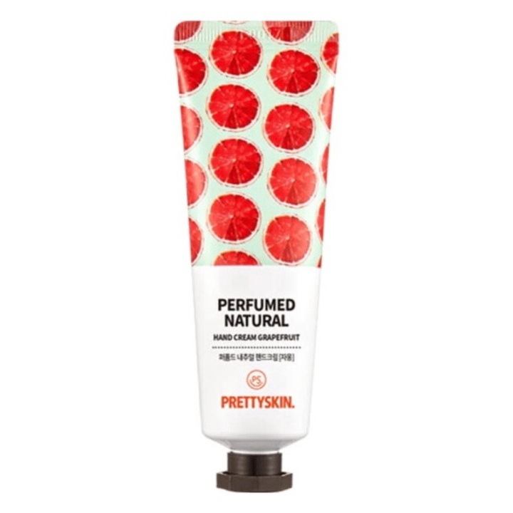 Crema de maini hidratanta cu parfum natural Grapefruit, Prettyskin, 30 ml