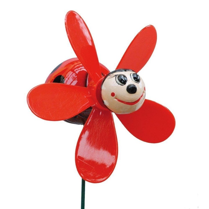 Decoratiune de Gradina, Morisca Mica, Buburuza, 11x12 cm