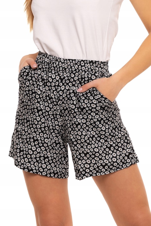 Дамски черни къси панталони Moraj, Черен