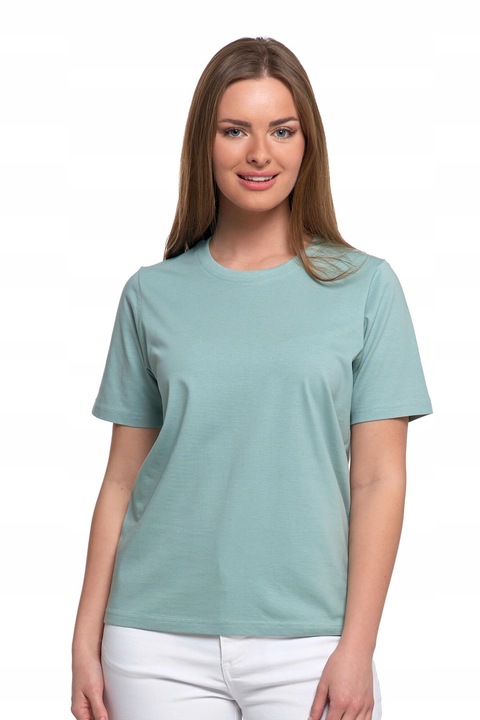 Női póló, pamut, zöld, Moraj, L INTL