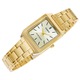 Ceas Dama Casio LTP-V007G-9EUDF, mecanism quartz, carcasa aurie, bratara aurie, 21x32mm