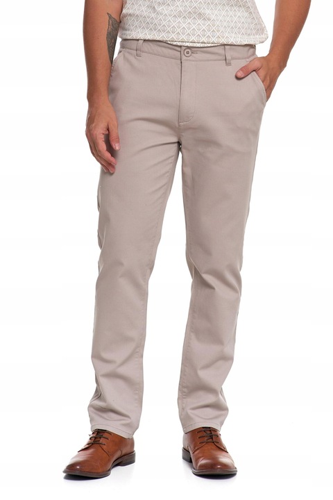 Мъжки панталон, Moraj, елегантен, удобни панталони чинос, бежов, памук