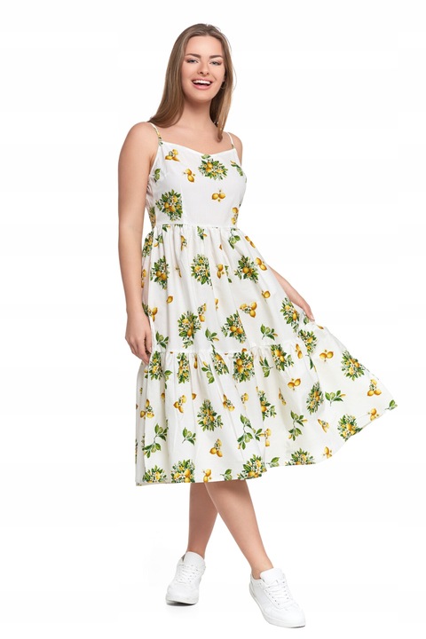 Rochie Moraj Bumbac Alb, Alb