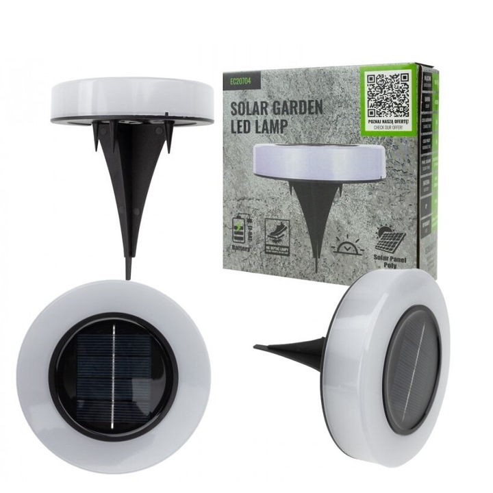 Lampa solara de gradina LED SLO-1 4000K IP44 Ecolight EC20704