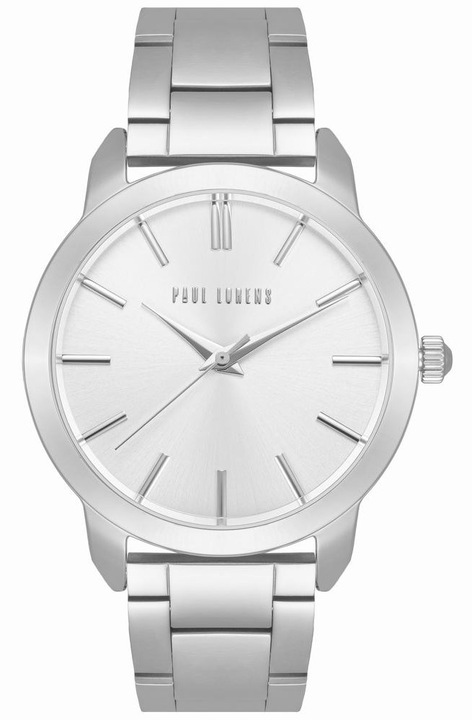 Ceas Dama Paul Lorens PL10659B-3C1, mecanism quartz, carcasa otel inoxidabil, culoare argintie, set cu cutie si sacosa de cadou