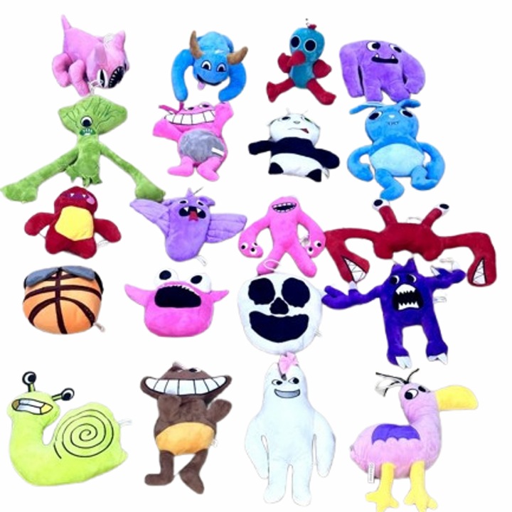 Комплект играчки Garten of Banban, Плюшени, 5 броя, 28-30 см