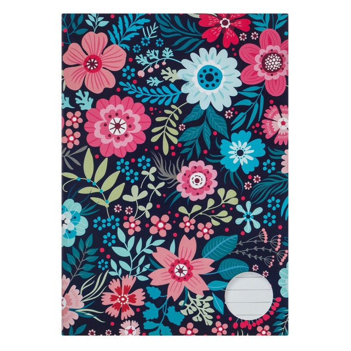 A5 Dictando Flowers notebook - 40F