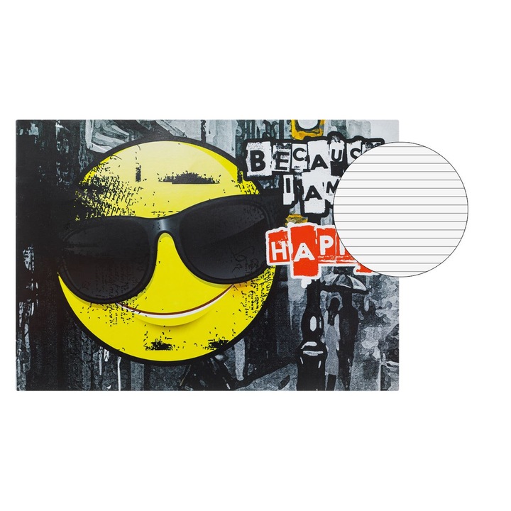 Biológia füzet b5 emoji mintával - 24f