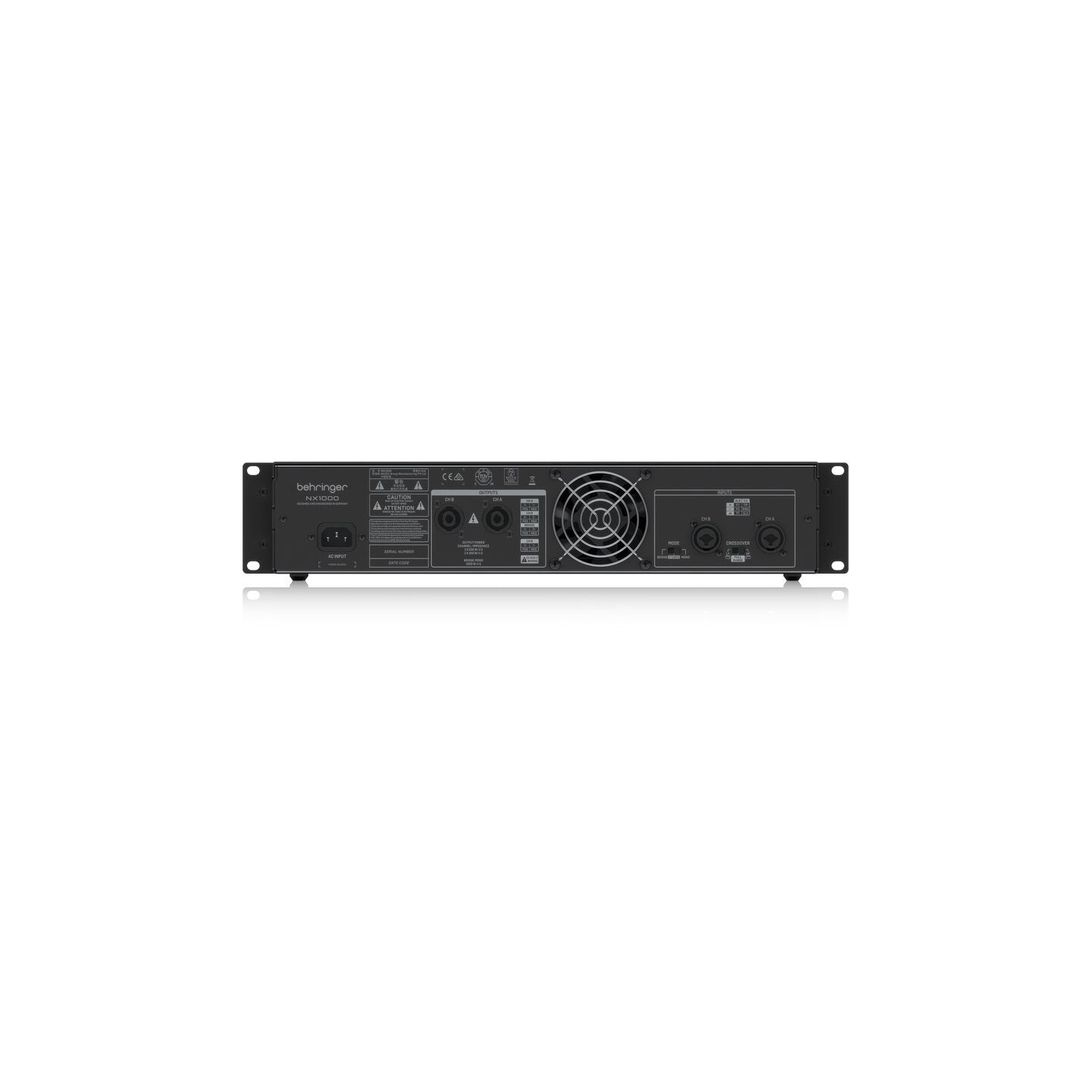 Amplificator audio Behringer NX1000 Performance/Stage Black - eMAG.ro