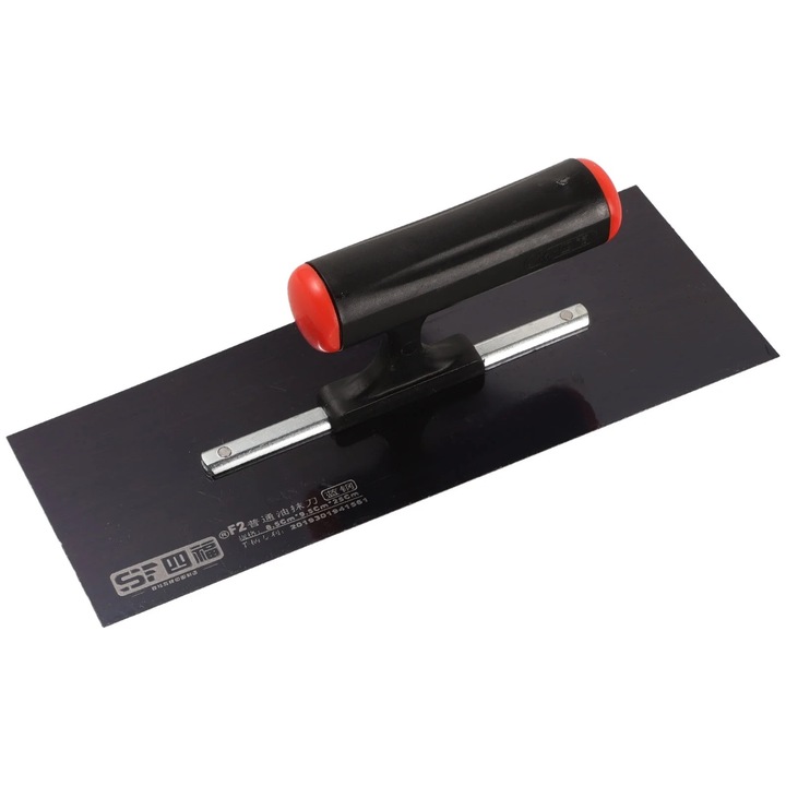 Spatula de tencuit, plastic si otel, 25x10x7cm, multicolor