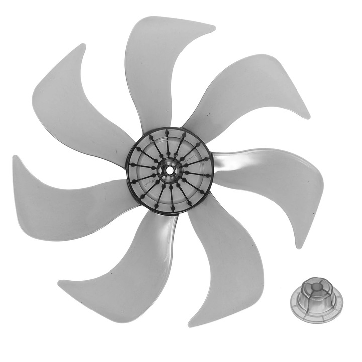 Lame de ventilator de schimb, gri, 34 x 34 x 3.8 cm