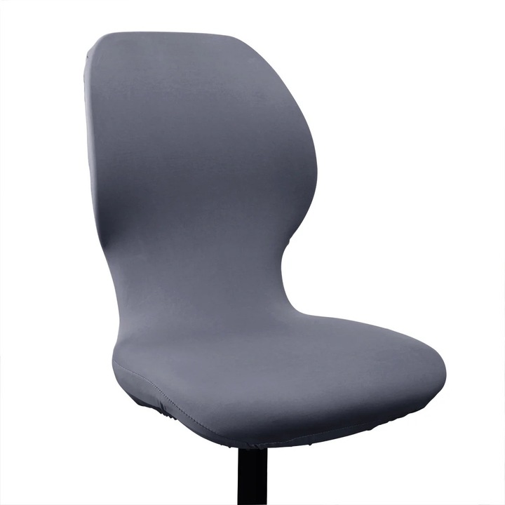 Husa scaun rotativ, multicolor, material elastic, protectie pentru spatar si sezut, dimensiuni 36-50cm x 40-56cm x 36-48cm x 38-55cm