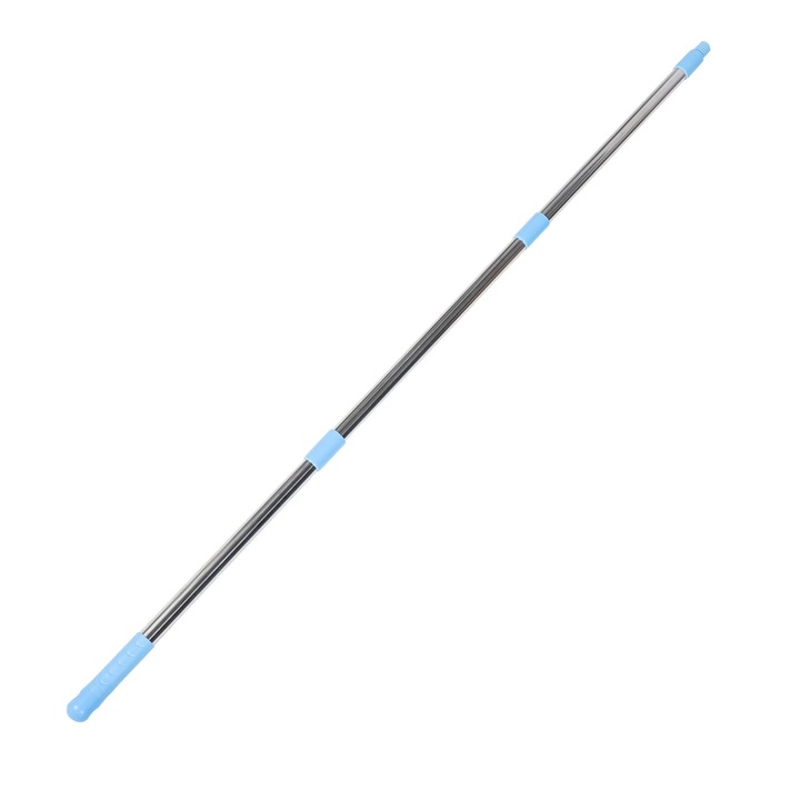 Baston de mop din otel inoxidabil, set, 125x2.5cm, multicolor