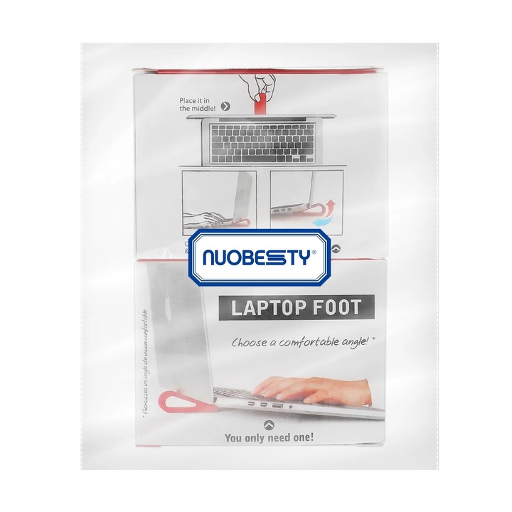 Set 2 suporturi laptop NUOBESTY, multicolor, 7.90x2.80x2.90cm
