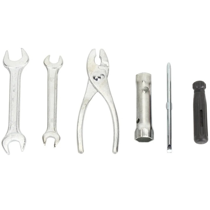 Set unelte moto 5 piese, multicolor, 12x3x1cm