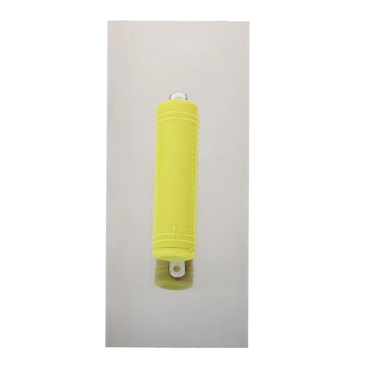 Spatula de finisare pentru beton, inox, 26x10x6cm, maner confortabil, multicolor