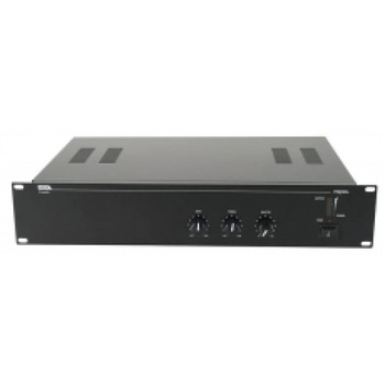 Amplificator de putere, 240 W RMS / 100 V, AC/DC, functii VOX si PRIORITY, pentru sonorizare ambientala si PA, AUP240R Amplificator de putere, 240 W RMS / 100 V, AC/DC, functii VOX si PRIORITY, pentru sonorizare ambientala si PA, AUP240R